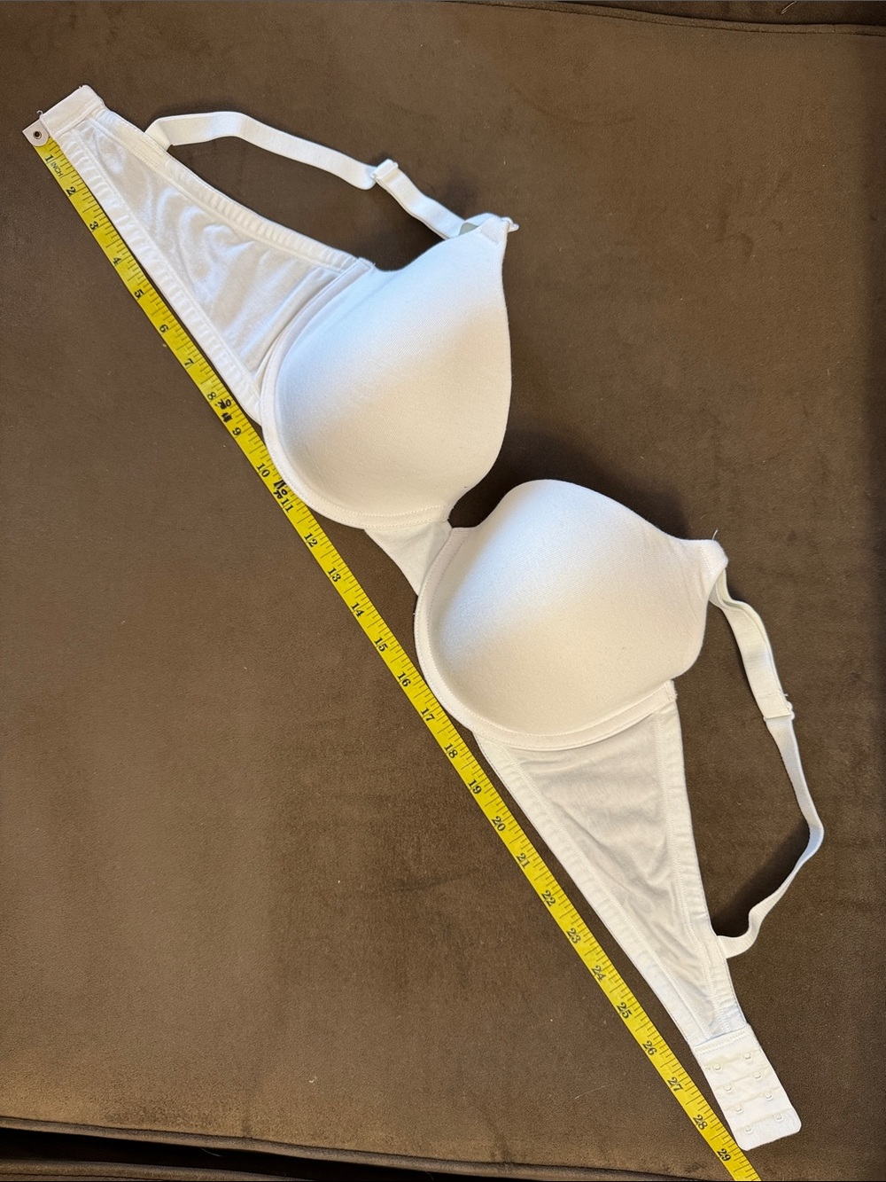Fruit of the Loom White Padded T-Shirt Bra